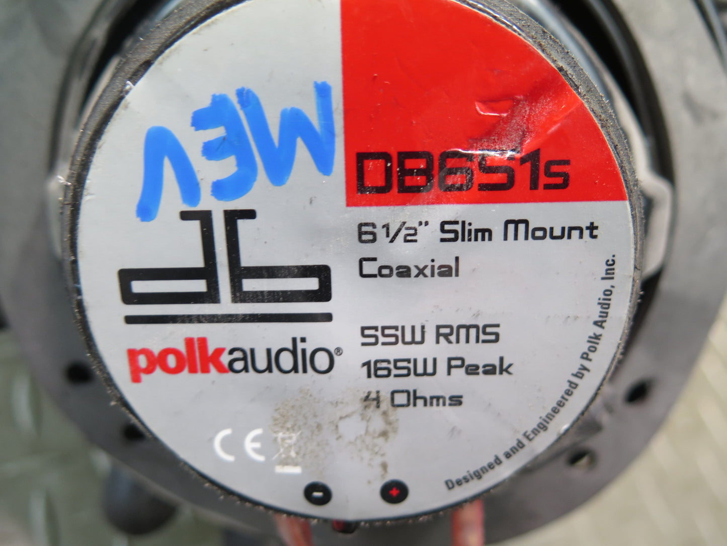 Set of 2 Polk Audio DB651S 6.5" Coaxial Speaker