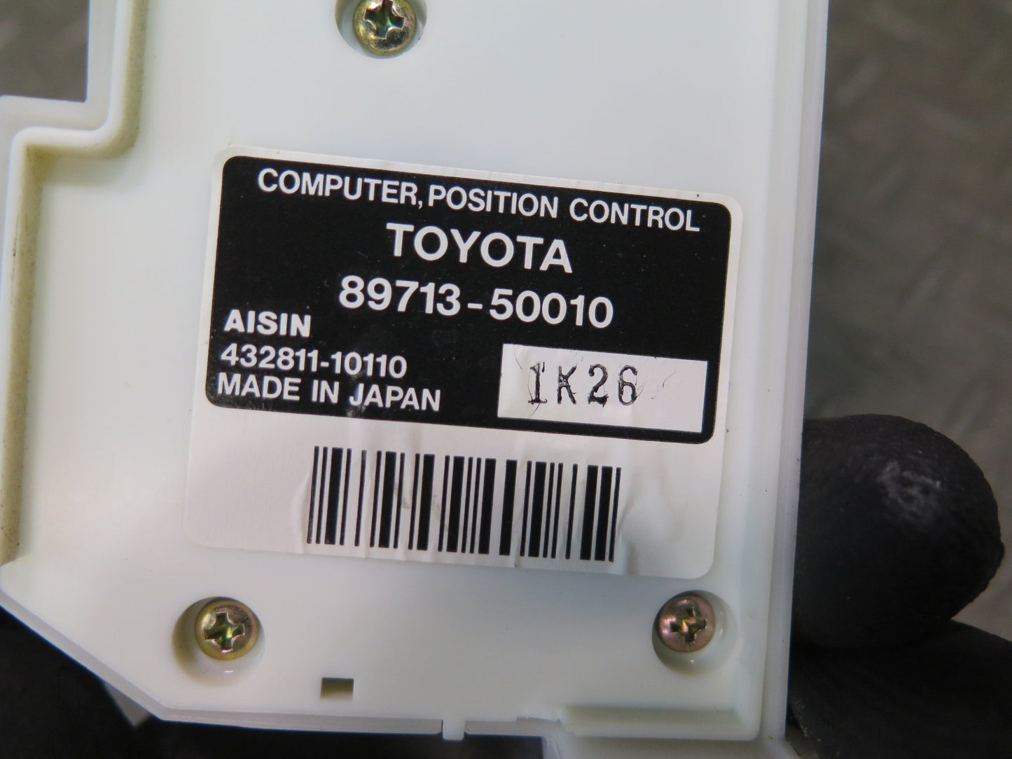 01-03 Lexus UCF30L LS430 Front Left Seat Adjust Switch Black 89713-50010 OEM