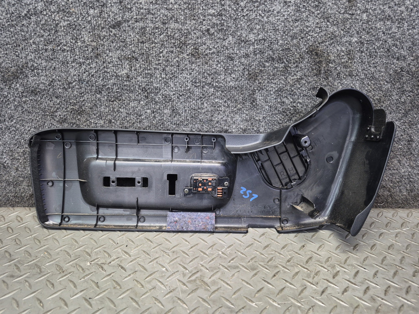01-03 Lexus LS430 UCF30L Set of 3 Front Right Pass Seat Lower Trim Black OEM