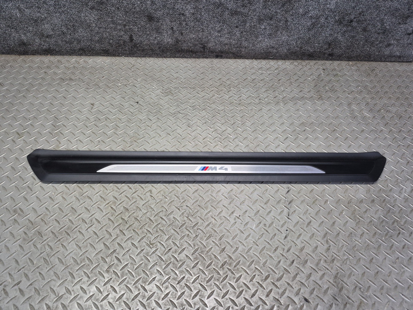 2015-2020 BMW F33 F83 M4 Convertible Door Scuff Sill Plate Trim Panel Set of 2