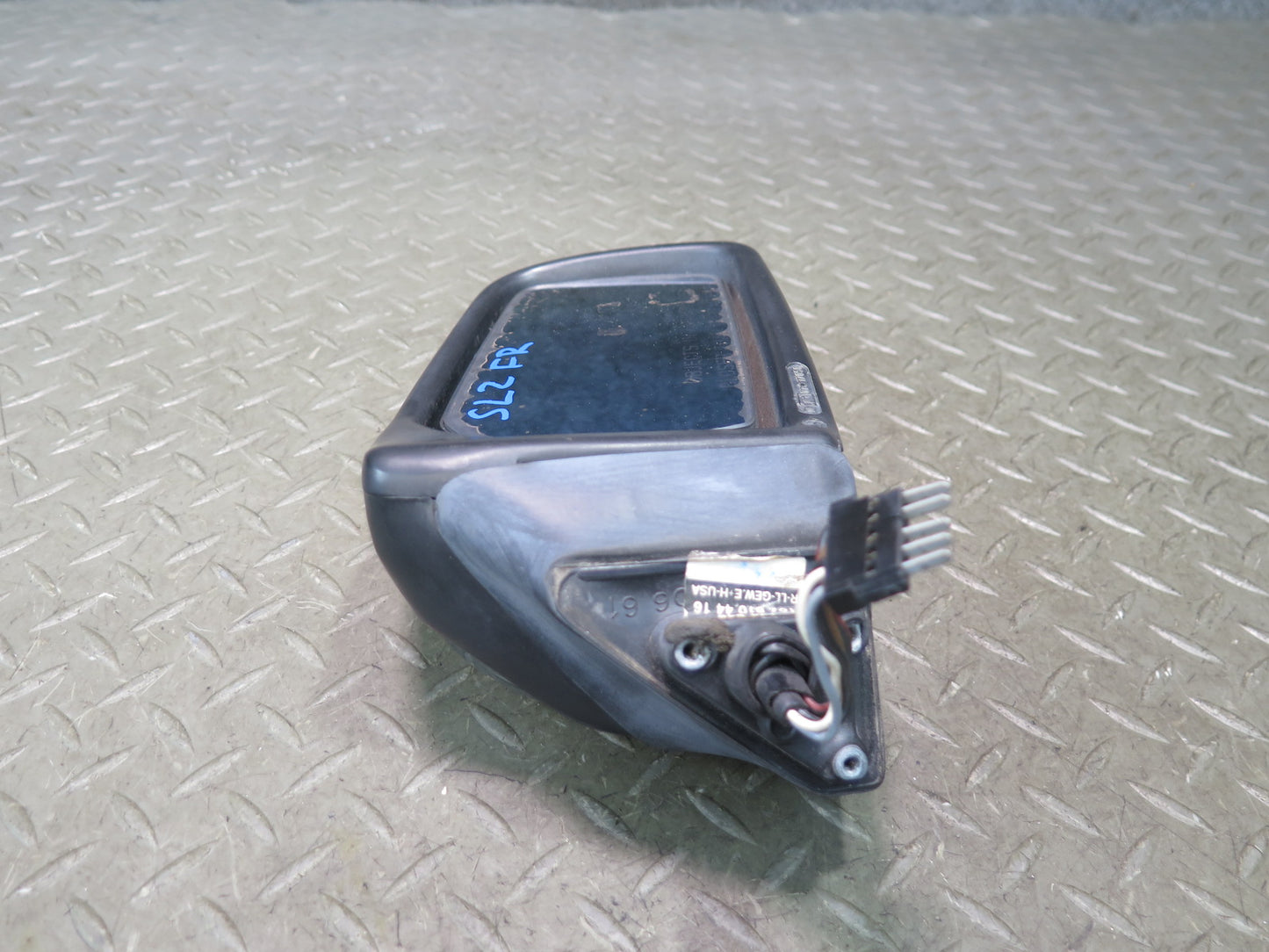 86-89 Mercedes R107 560SL Right Door Exterior Side View Heated Power Mirror OEM