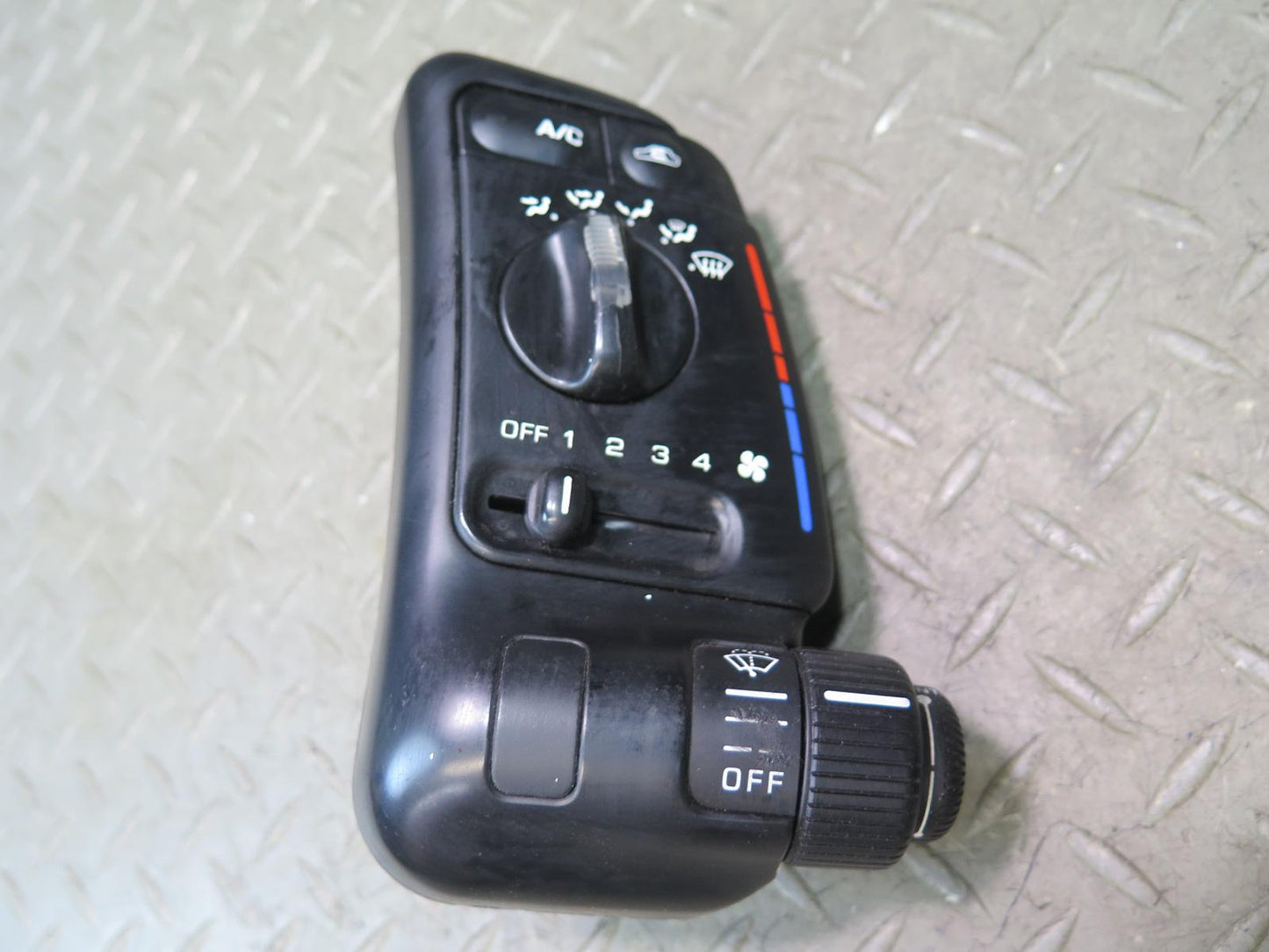 93-96 Nissan 300ZX Z32 Convertible Manual Climate Control Switch Panel OEM