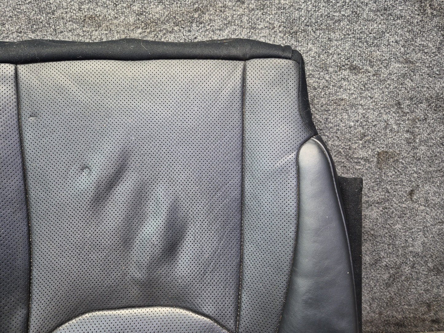 01-03 Lexus UCF30L LS430 Front Right Pass Seat Lower Leather Cushion Black OEM