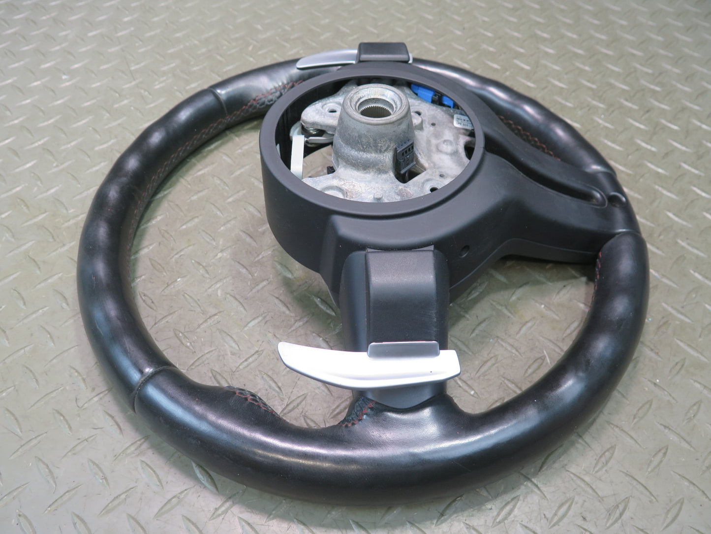 2015-2020 BMW F80 F82 F83 M4 M3 Leather Sport Heated Steering Black w Paddles