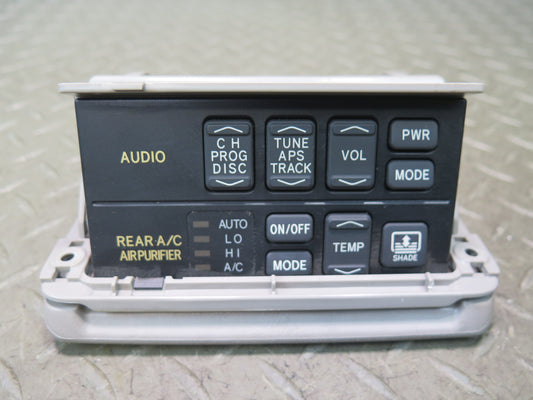 00-01 Toyota Crown JZS175 Rear Audio A/C Air Purifier Switch Control Panel OEM