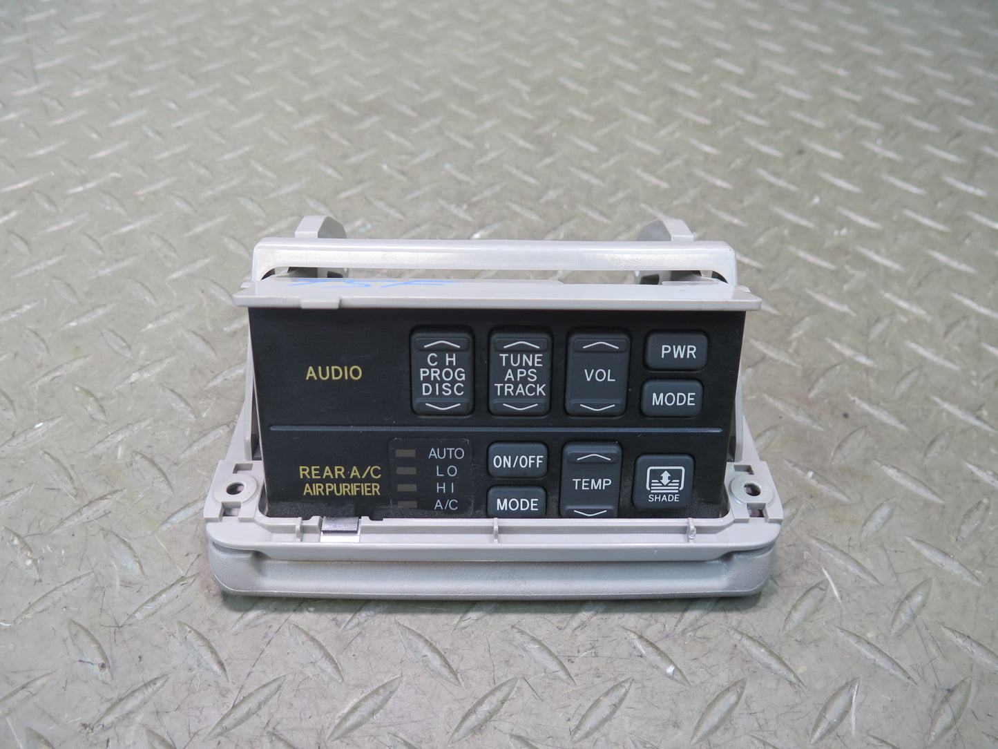 00-01 Toyota Crown JZS175 Rear Audio A/C Air Purifier Switch Control Panel OEM