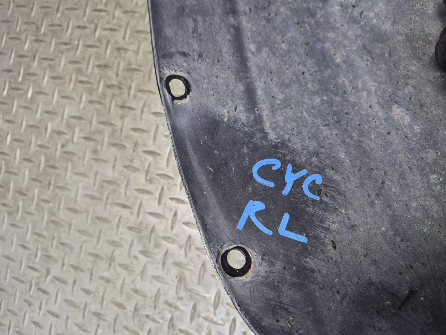 84-96 Chevrolet Corvette C4 Rear Left Fender Liner Splash Shield Guard OEM