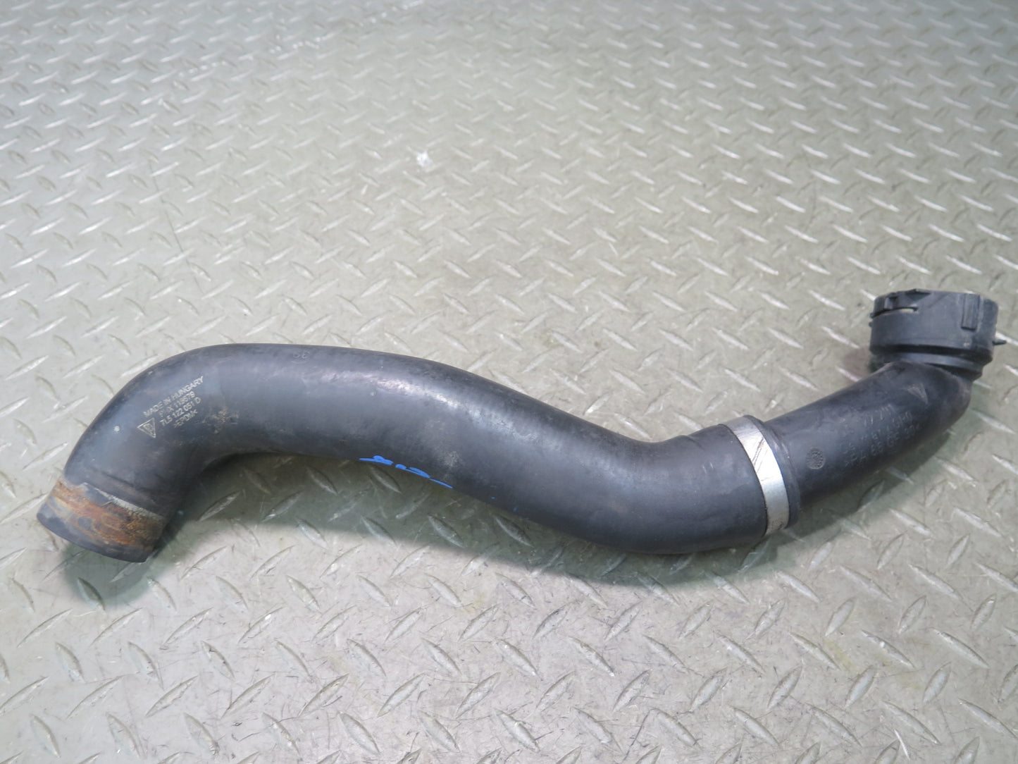 08-10 Porsche Cayenne 957 4.8L Engine Radiator Coolant Hose Pipe Line Set of 2