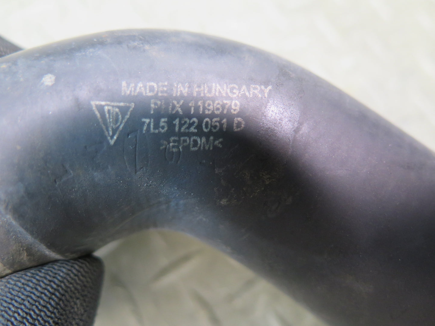 08-10 Porsche Cayenne 957 4.8L Engine Radiator Coolant Hose Pipe Line Set of 2