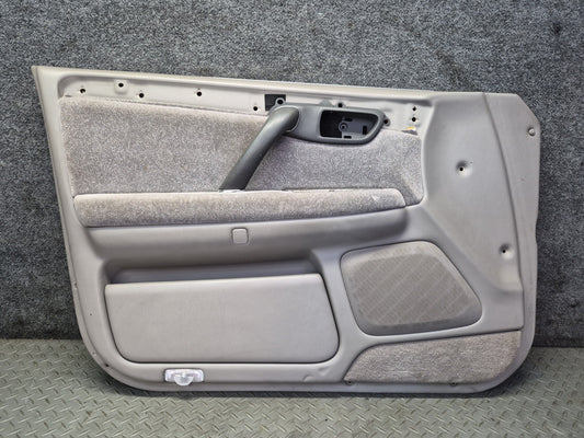 99-01 Toyota Crown JZS175 Front Left Door Interior Trim Cover Panel Gray OEM