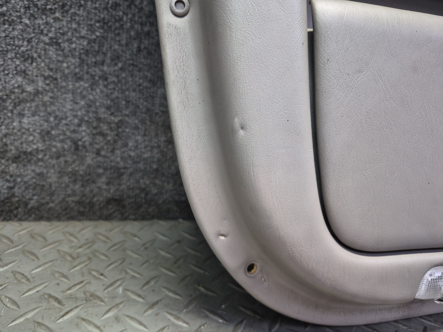 99-01 Toyota Crown JZS175 Front Left Door Interior Trim Cover Panel Gray OEM