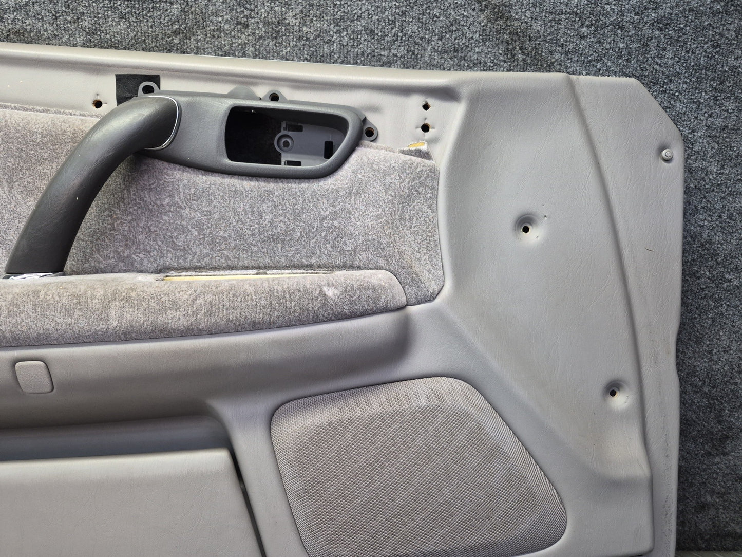 99-01 Toyota Crown JZS175 Front Left Door Interior Trim Cover Panel Gray OEM