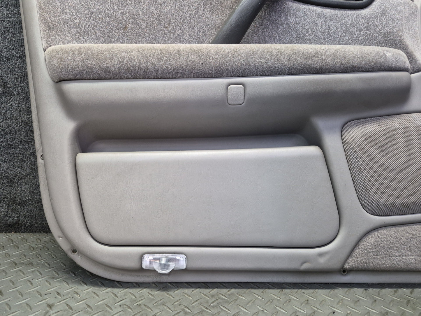 99-01 Toyota Crown JZS175 Front Left Door Interior Trim Cover Panel Gray OEM