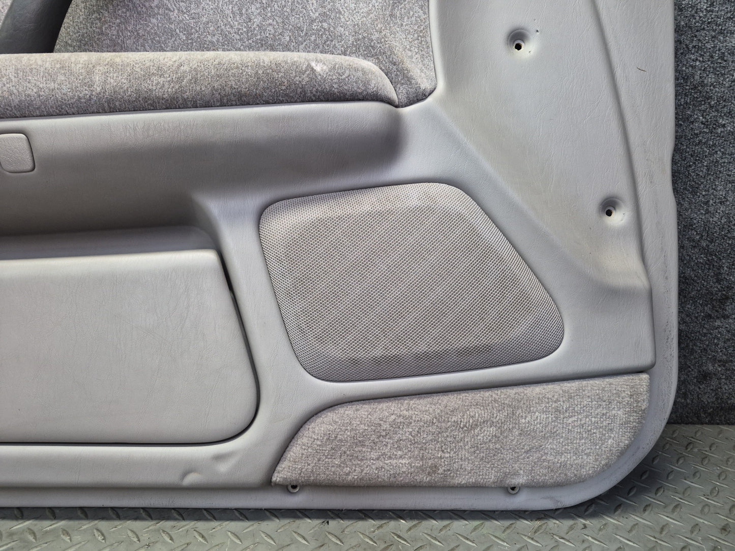 99-01 Toyota Crown JZS175 Front Left Door Interior Trim Cover Panel Gray OEM
