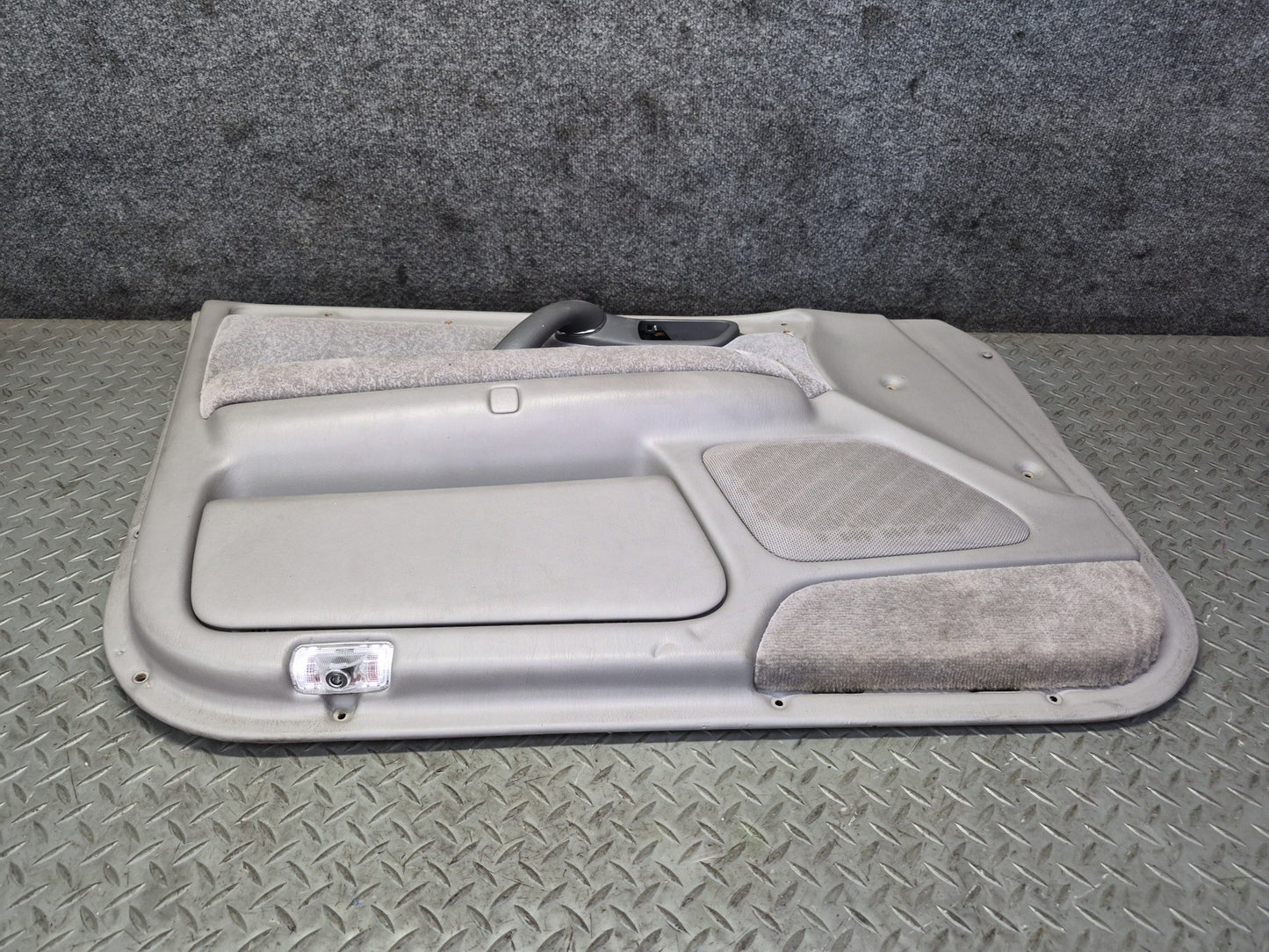 99-01 Toyota Crown JZS175 Front Left Door Interior Trim Cover Panel Gray OEM
