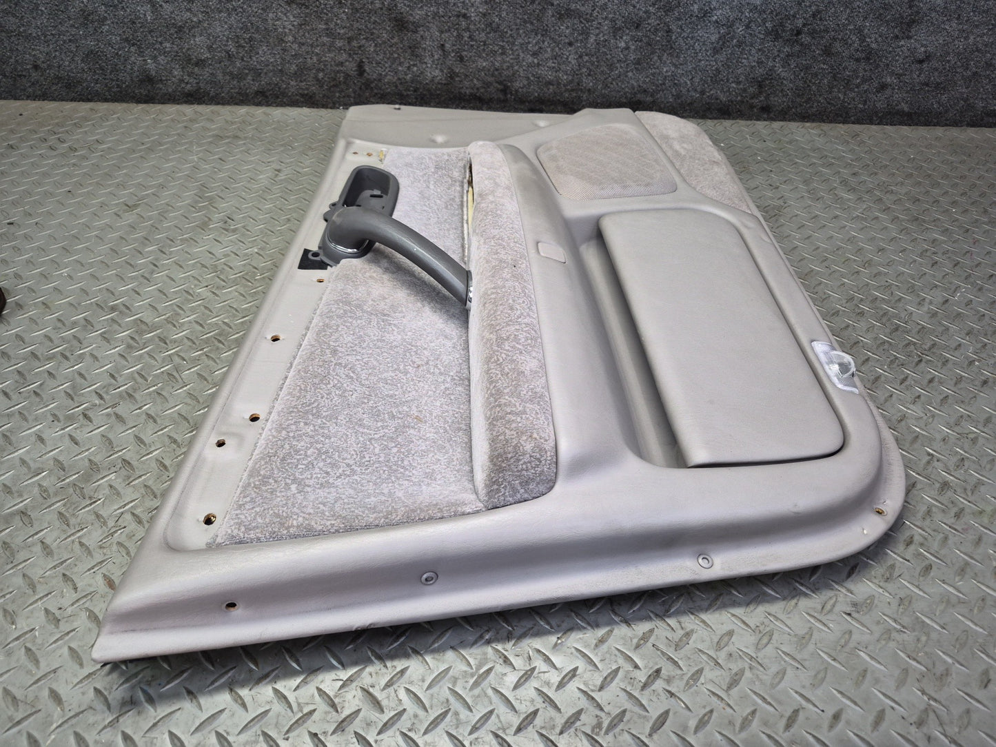99-01 Toyota Crown JZS175 Front Left Door Interior Trim Cover Panel Gray OEM