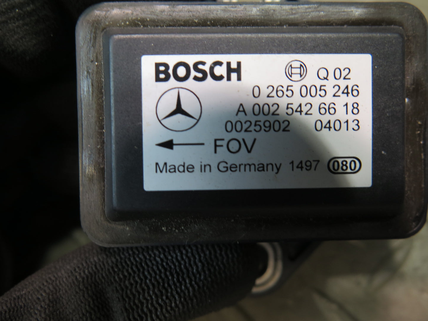 03-06 Mercedes R230 SL55 AMG YAW Turn Rate Acceleration Speed Sensor OEM