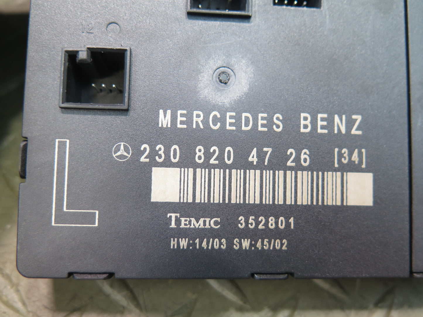 03-12 Mercedes R230 SL55 AMG Left Door Control Module 2308204726 OEM