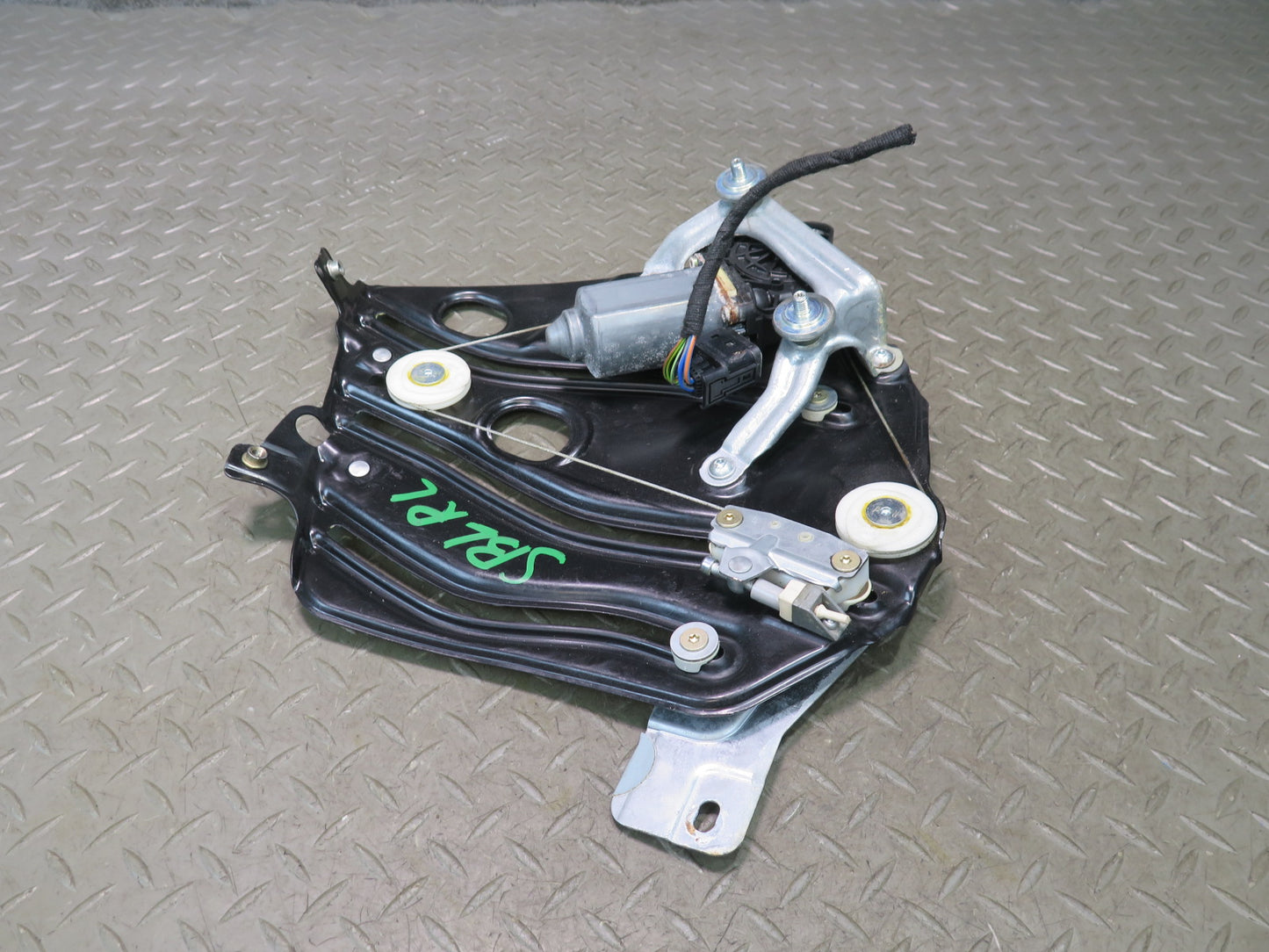 03-12 Mercedes R230 Sl-class Rear Left Window Regulator w Motor 2306700103 OEM