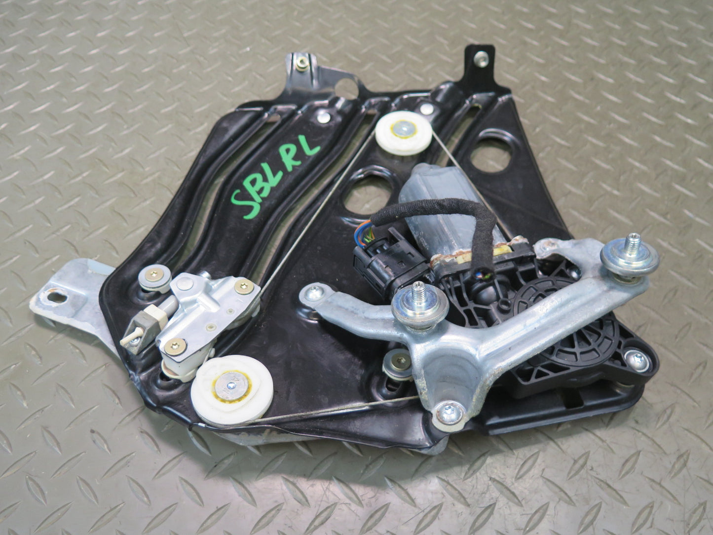 03-12 Mercedes R230 Sl-class Rear Left Window Regulator w Motor 2306700103 OEM