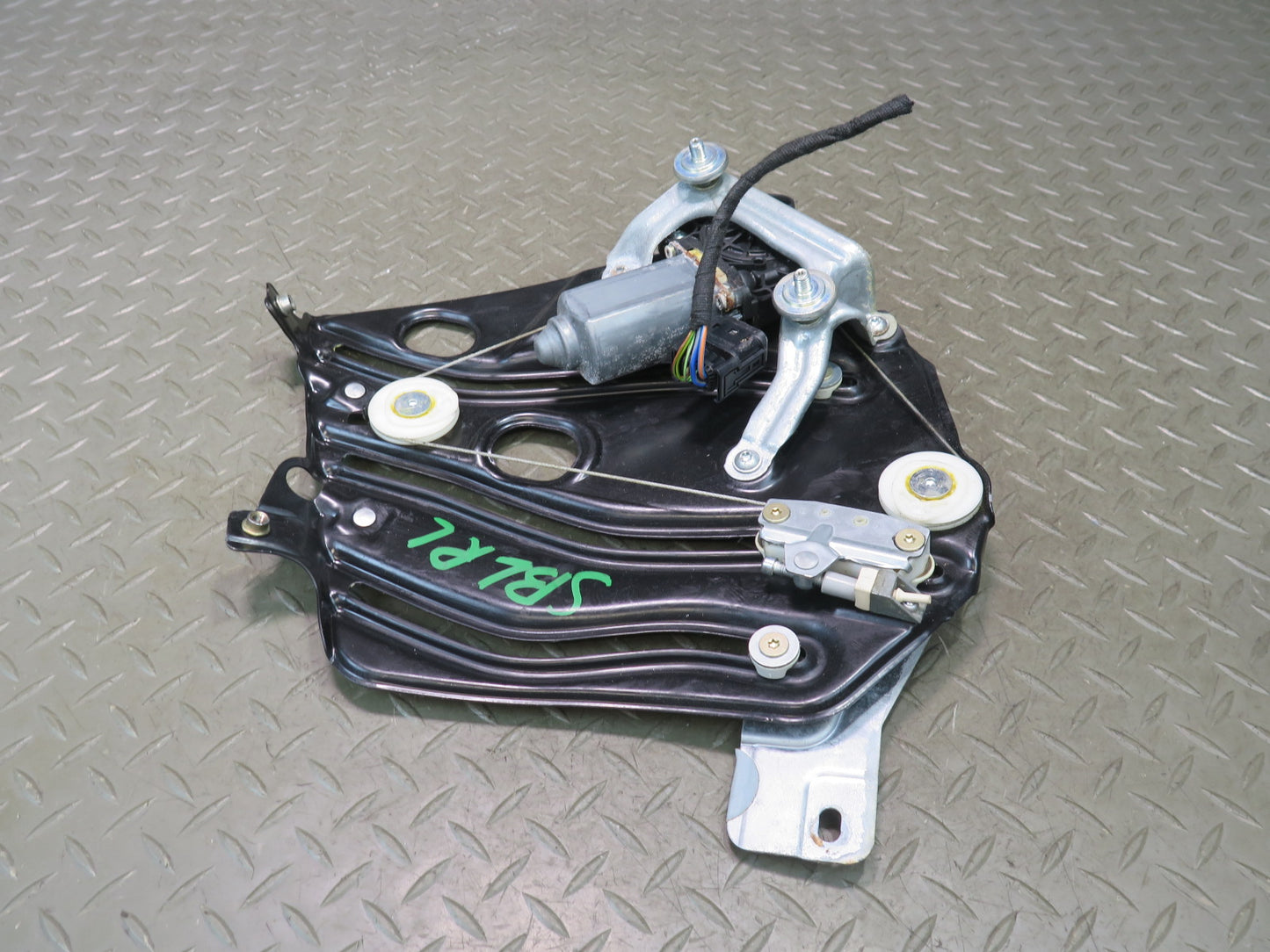 03-12 Mercedes R230 Sl-class Rear Left Window Regulator w Motor 2306700103 OEM