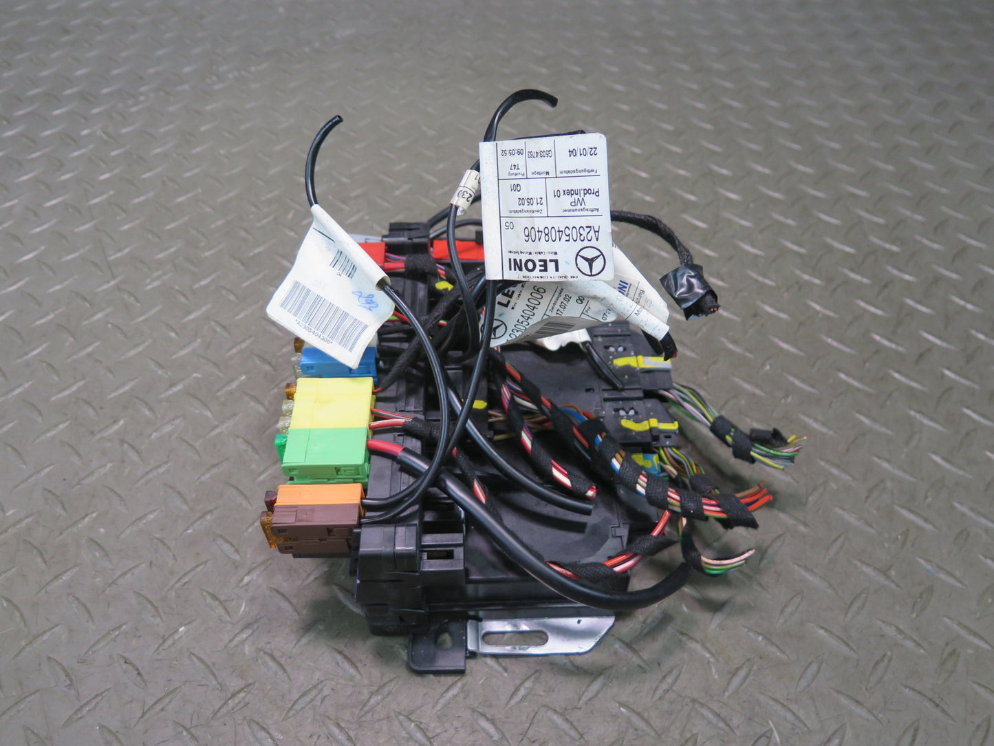 03-12 Mercedes R230 Sl-class Rear SAM Fuse Relay Box Module 0345456232 OEM