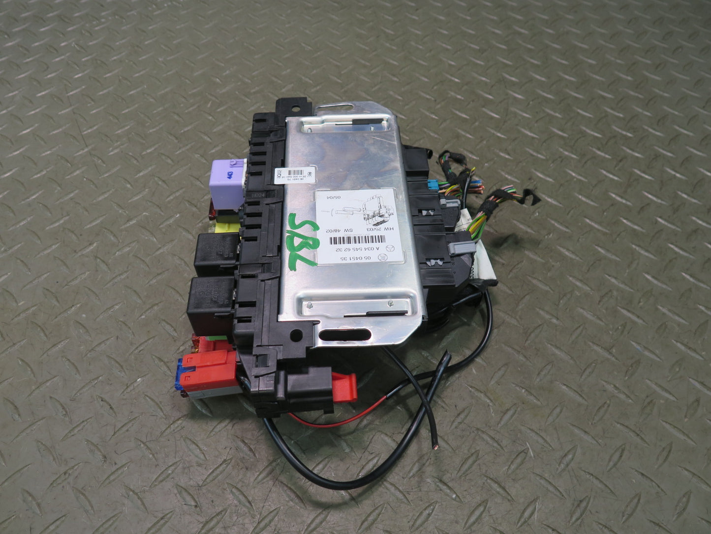 03-12 Mercedes R230 Sl-class Rear SAM Fuse Relay Box Module 0345456232 OEM