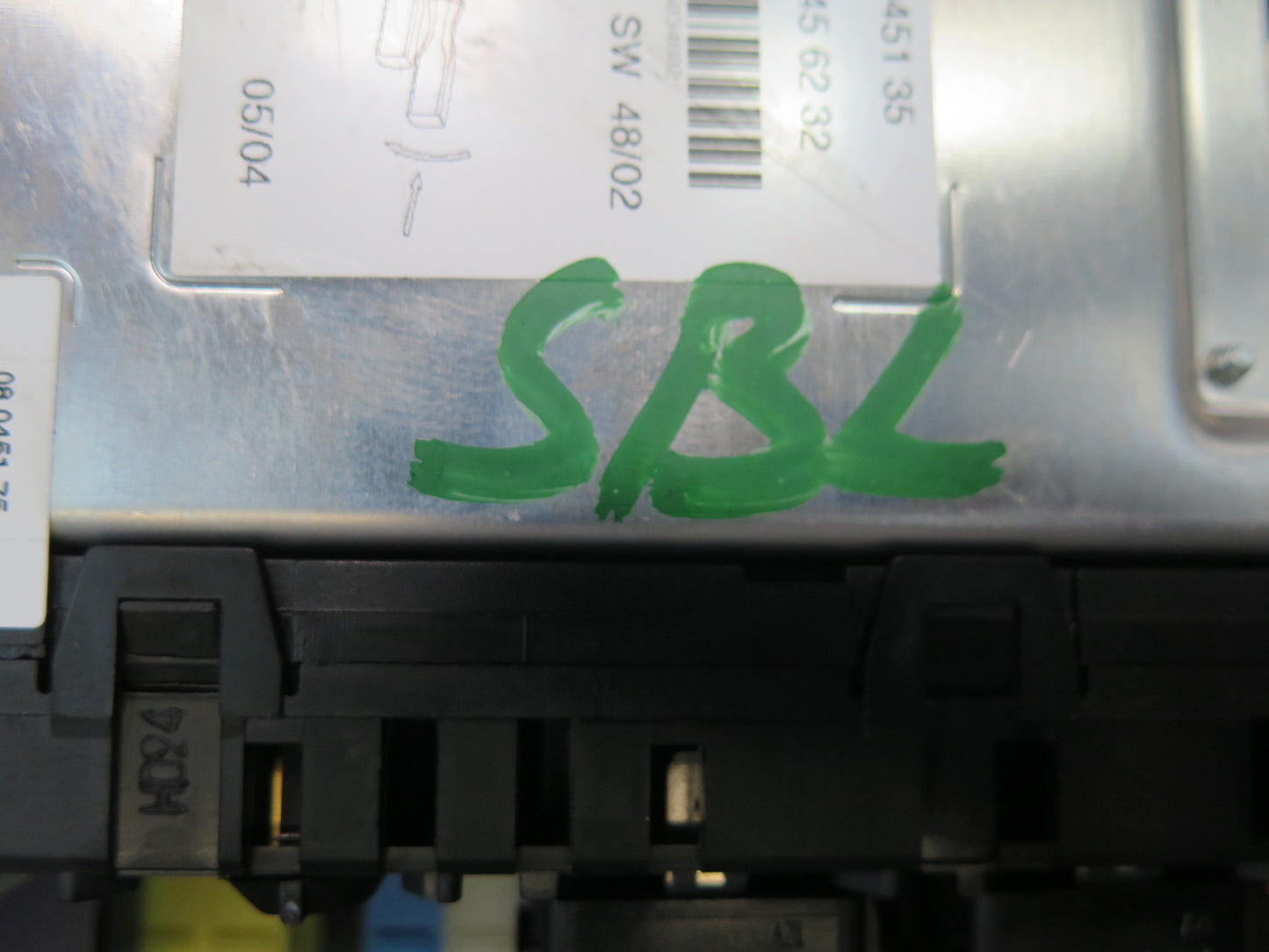03-12 Mercedes R230 Sl-class Rear SAM Fuse Relay Box Module 0345456232 OEM