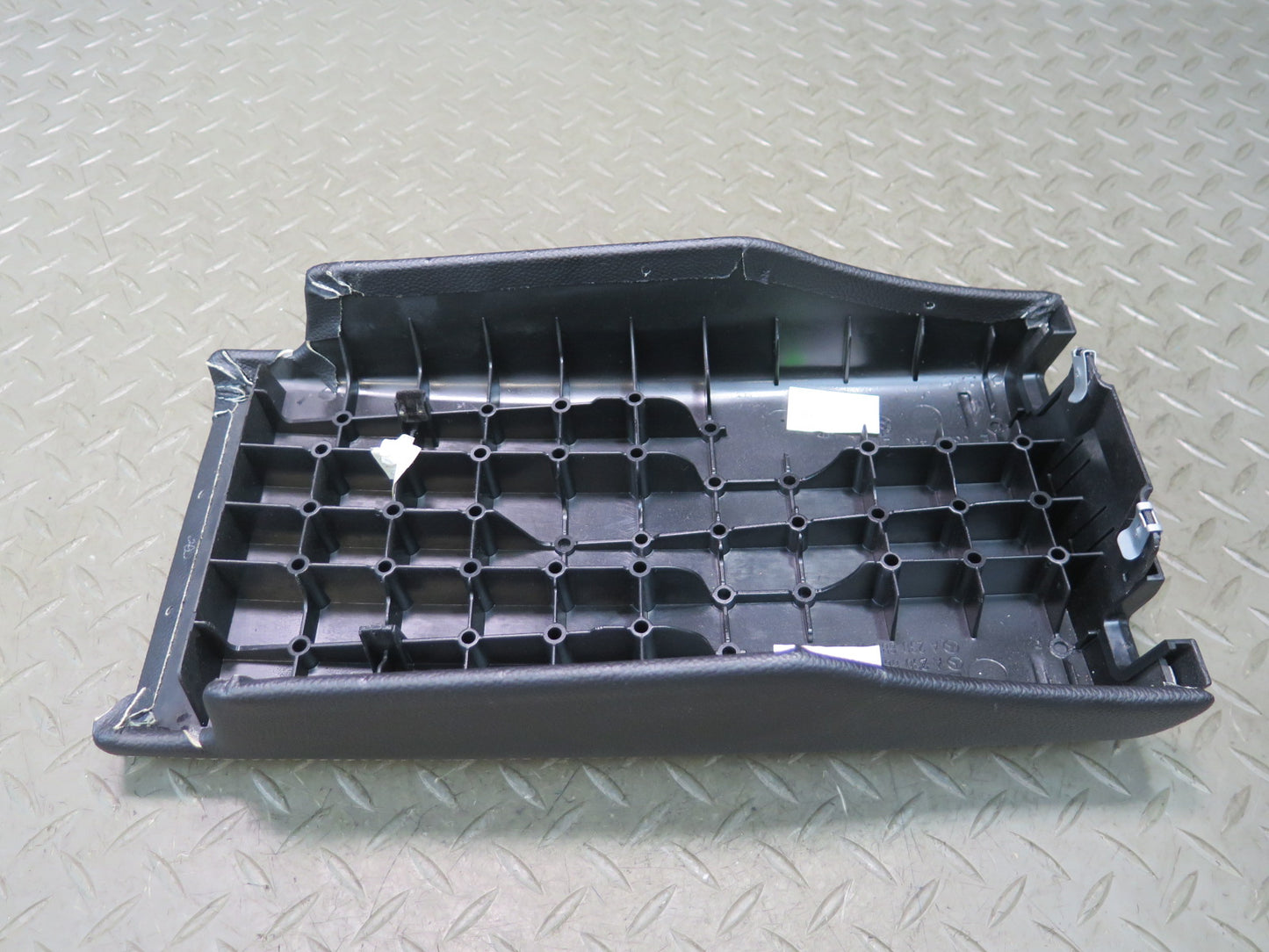03-06 Mercedes R230 Sl-class Rear Center Console Leather Lid Cover Black OEM