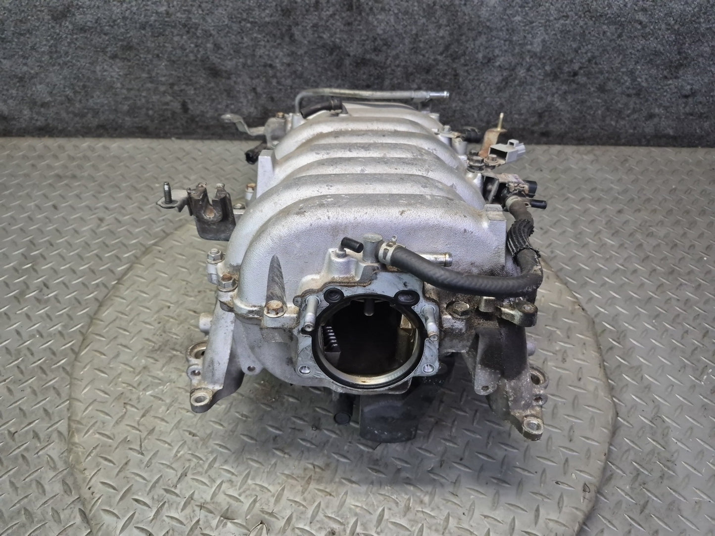 98-00 Lexus SC400 1UZFE Engine Upper Lower Intake Manifold w Pressure Tank Assy