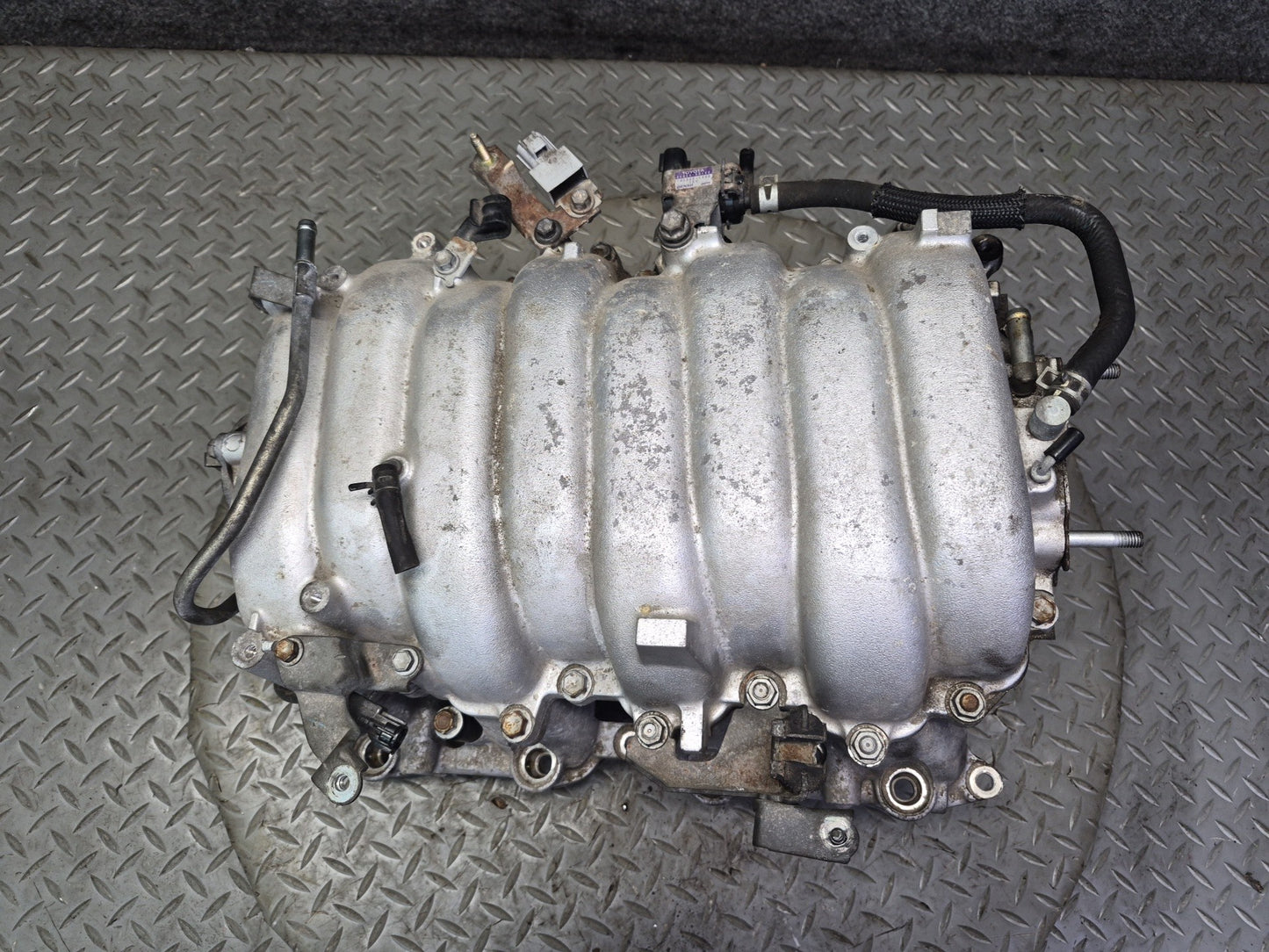 98-00 Lexus SC400 1UZFE Engine Upper Lower Intake Manifold w Pressure Tank Assy