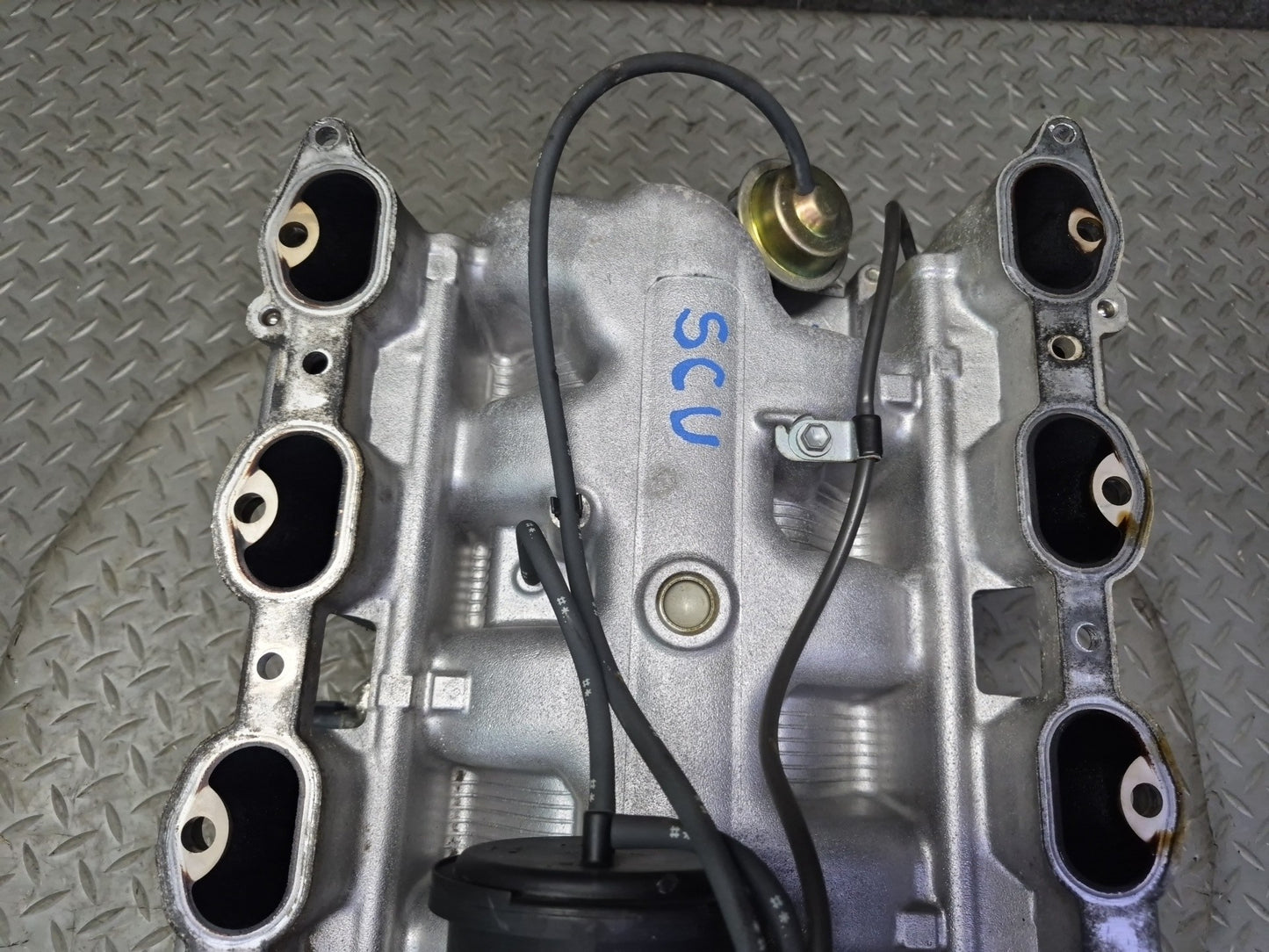 98-00 Lexus SC400 1UZFE Engine Upper Lower Intake Manifold w Pressure Tank Assy