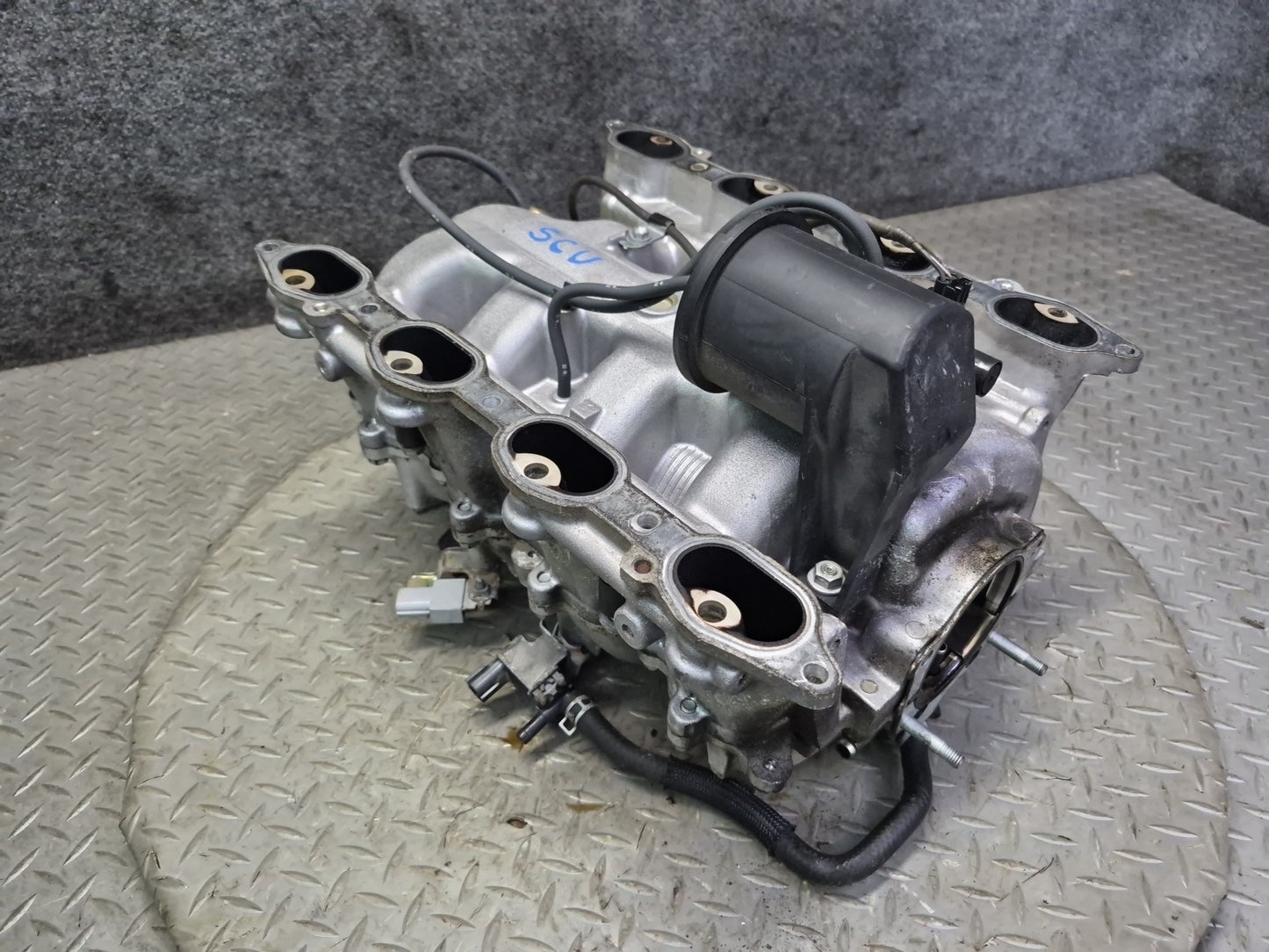 98-00 Lexus SC400 1UZFE Engine Upper Lower Intake Manifold w Pressure Tank Assy