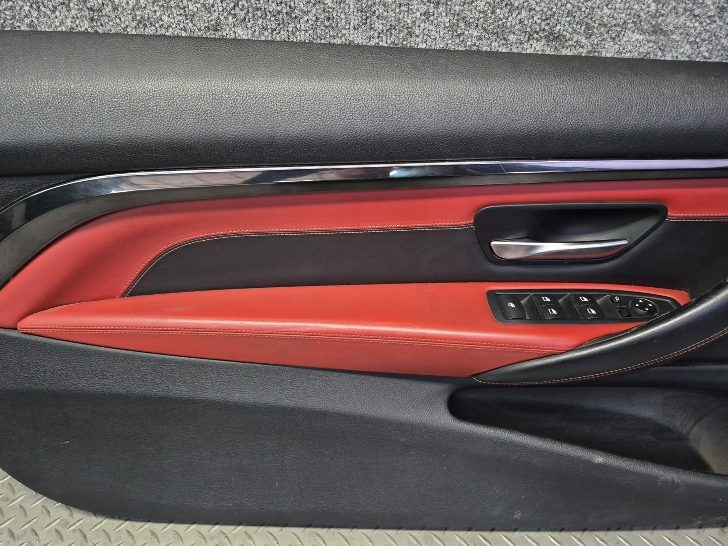 2015-2020 BMW F82 F83 M4 Front Left & Right Door Interior Trim Panel Set of 2