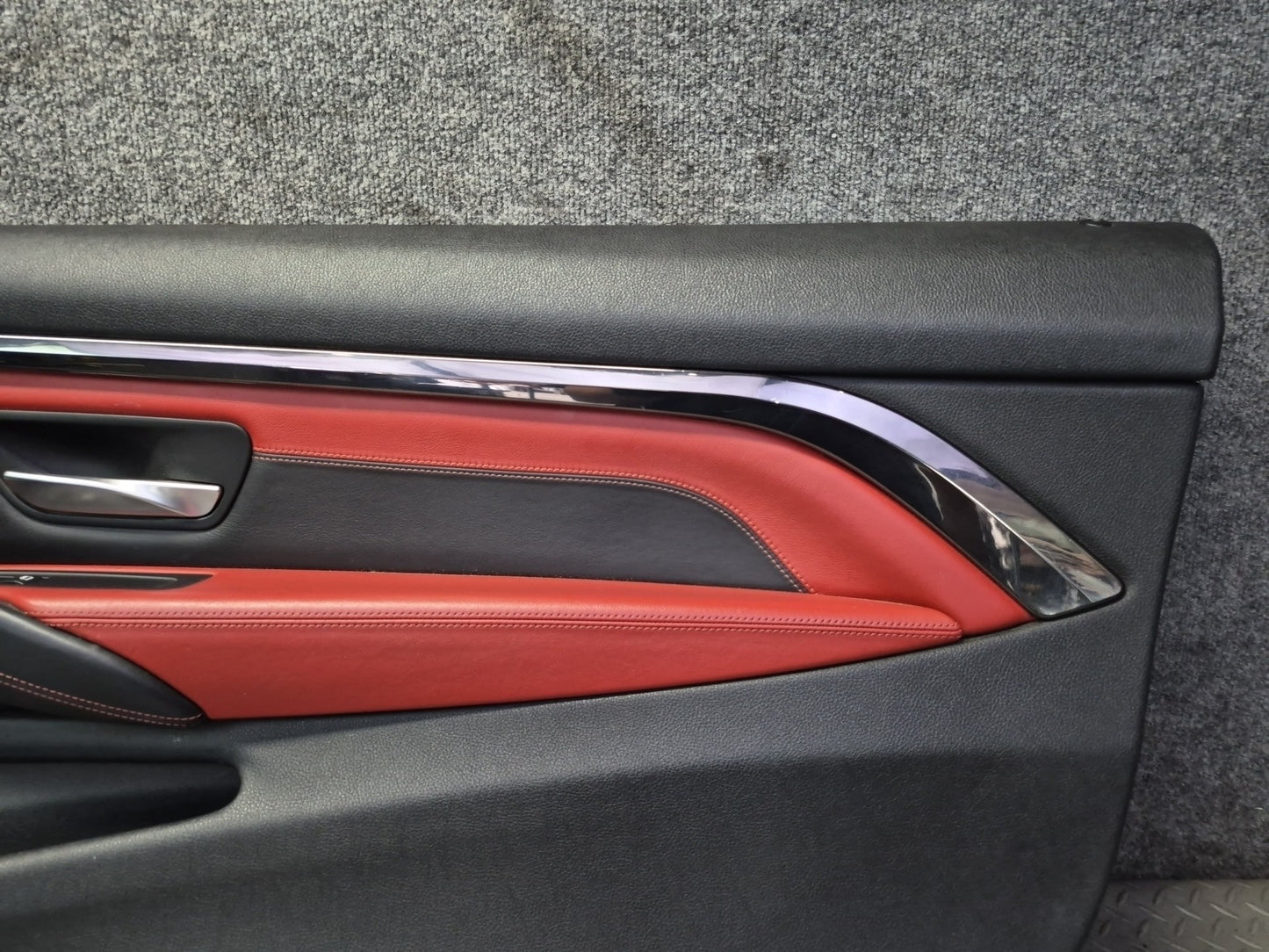 2015-2020 BMW F82 F83 M4 Front Left & Right Door Interior Trim Panel Set of 2
