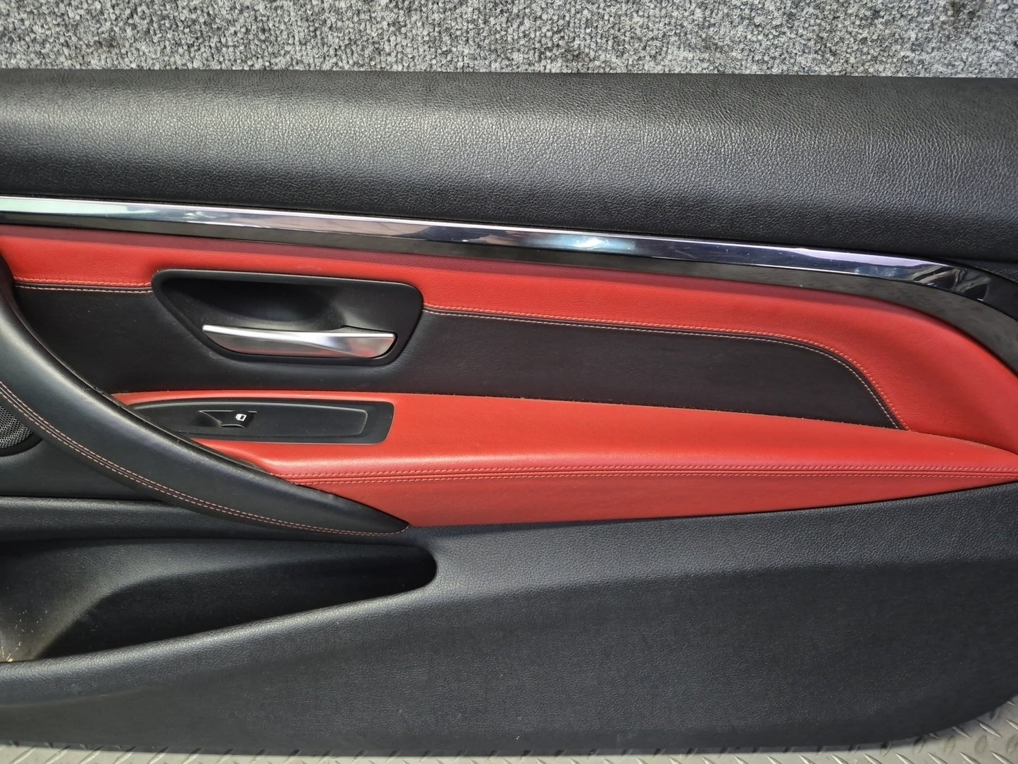 2015-2020 BMW F82 F83 M4 Front Left & Right Door Interior Trim Panel Set of 2
