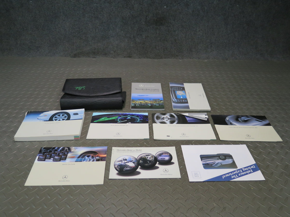 2004 Mercedes R230 SL55 AMG Owner Operator User Guide Manual Book Set w Case OEM