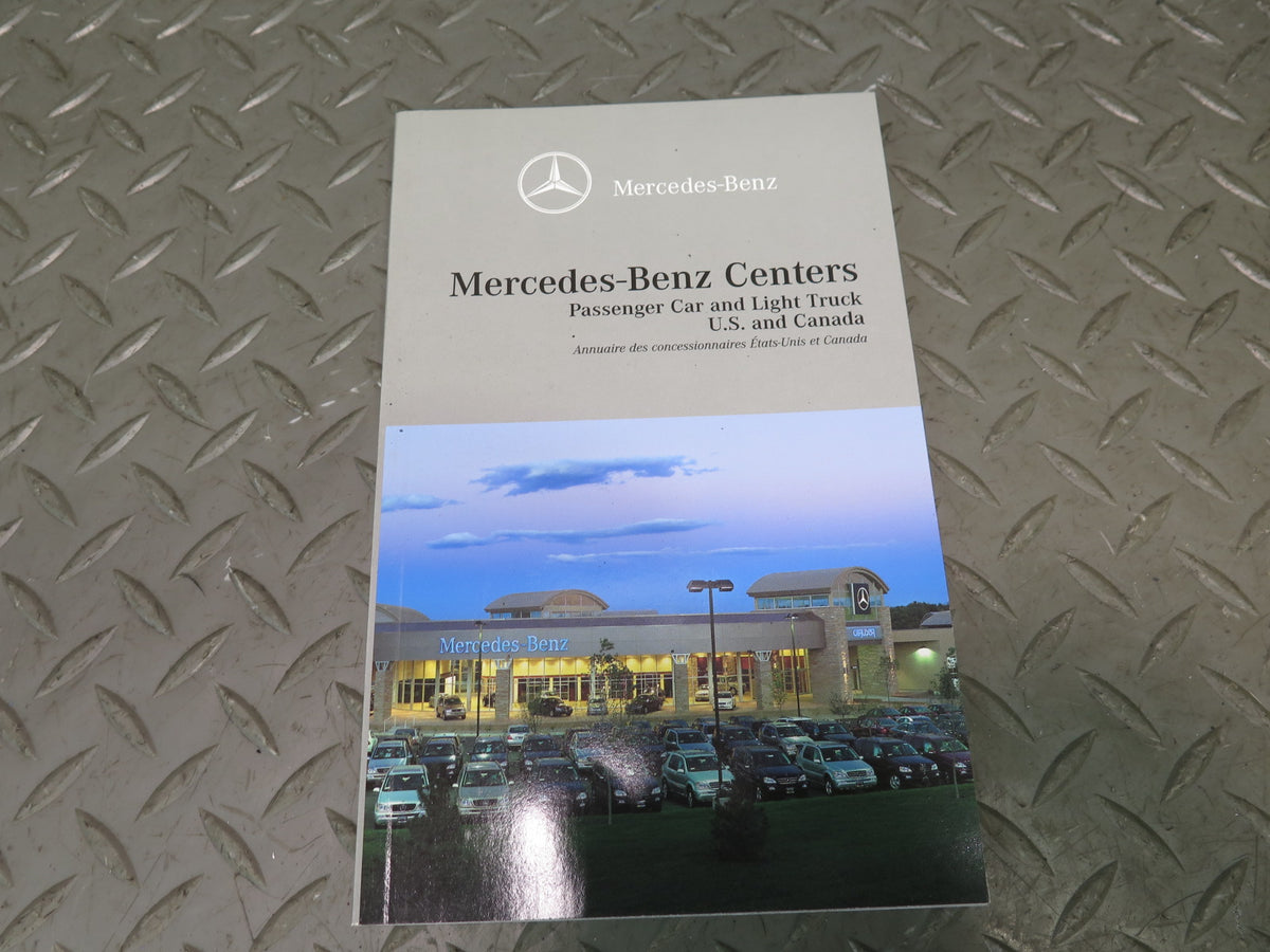 2004 Mercedes R230 SL55 AMG Owner Operator User Guide Manual Book Set w Case OEM