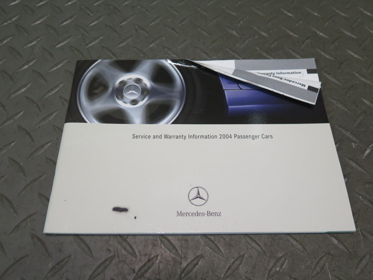 2004 Mercedes R230 SL55 AMG Owner Operator User Guide Manual Book Set w Case OEM