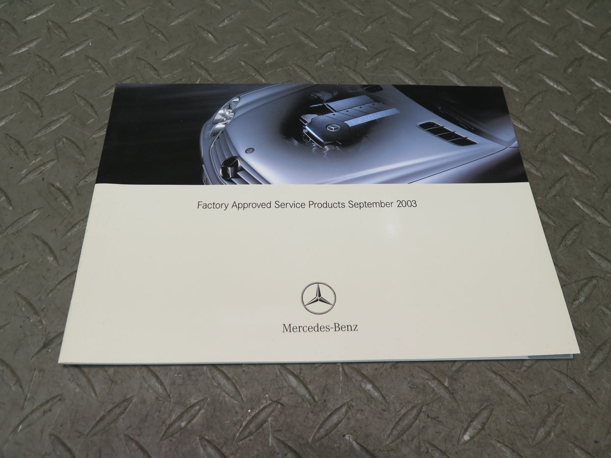 2004 Mercedes R230 SL55 AMG Owner Operator User Guide Manual Book Set w Case OEM