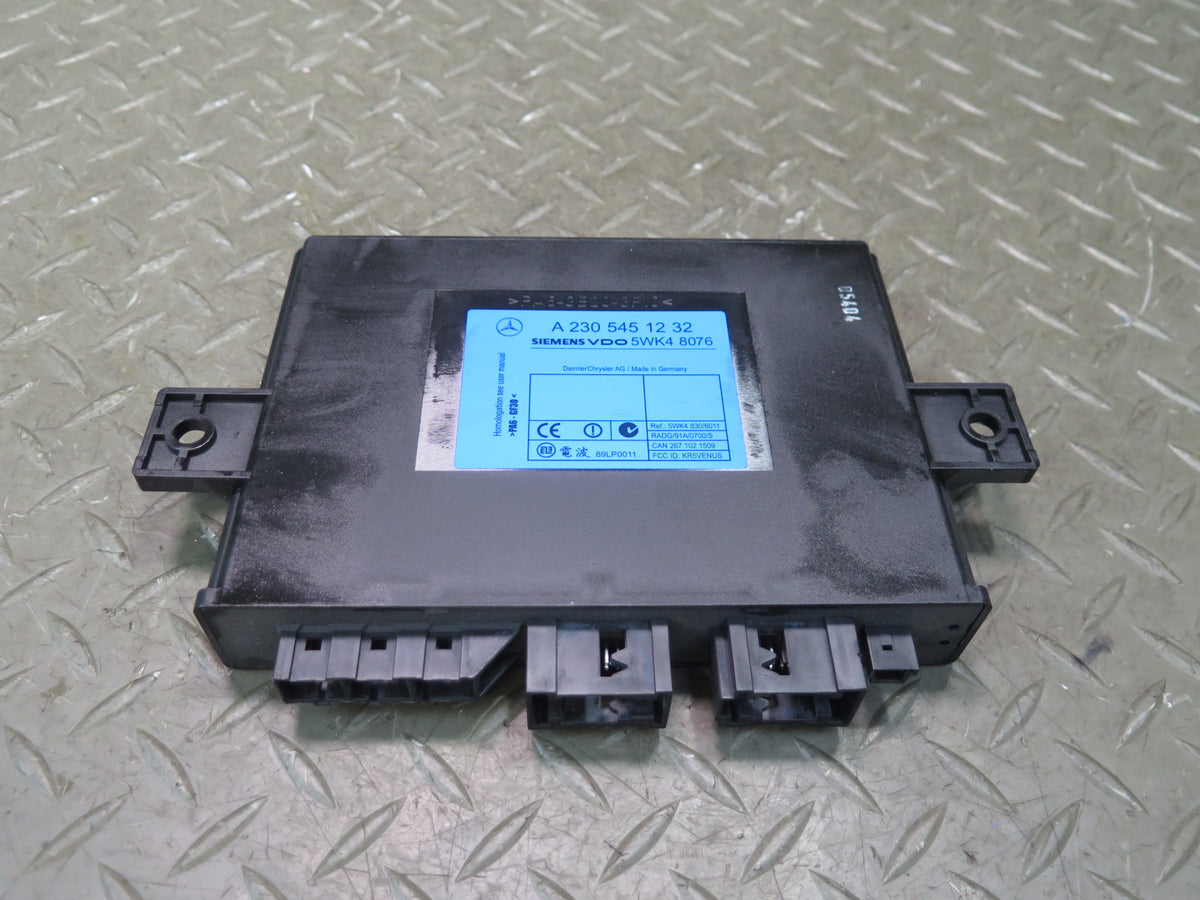 03-06 Mercedes R230 Sl-class Keyless Entry Control Module 2305451232 OEM