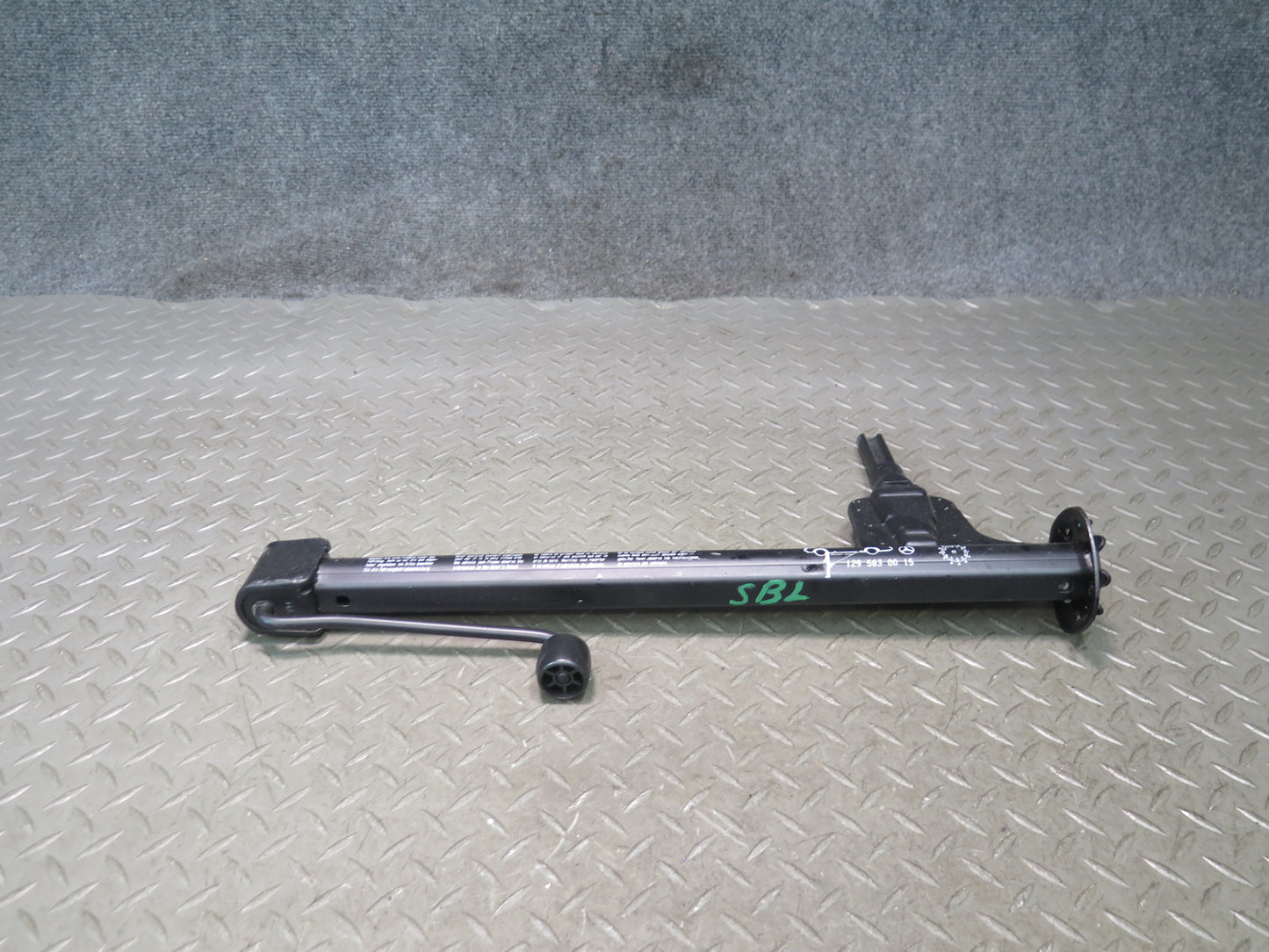 03-12 Mercedes R230 Sl-class Emergency Spare Tire Lift Jack & Wrench Set OEM