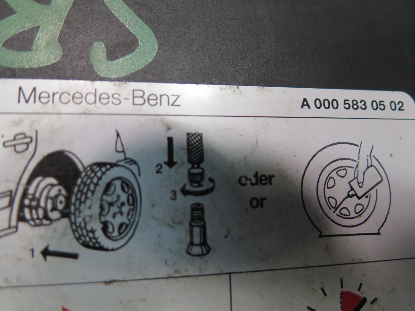 03-08 Mercedes R230 Sl-class Spare Tire Air Compressor Pump OEM