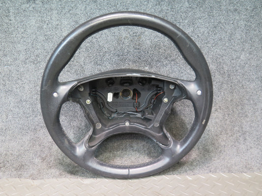 03-06 Mercedes R230 SL55 AMG Sport Leather Steering Black w Paddle OEM