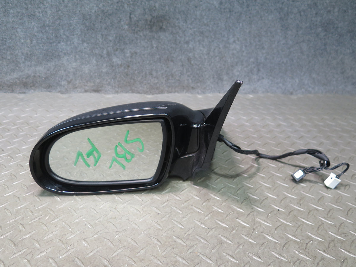 04-08 Mercedes R230 Sl-class Left Door Exterior Side View Heat Mirror Black OEM