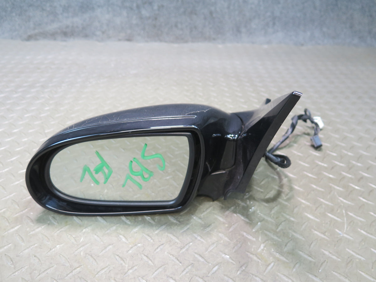 04-08 Mercedes R230 Sl-class Left Door Exterior Side View Heat Mirror Black OEM