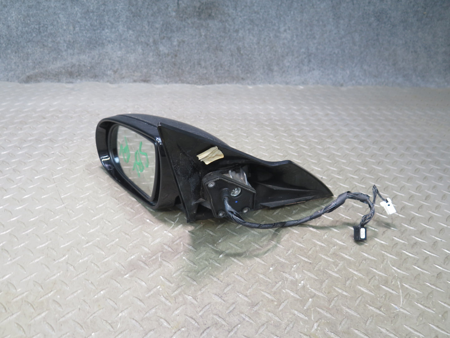 04-08 Mercedes R230 Sl-class Left Door Exterior Side View Heat Mirror Black OEM