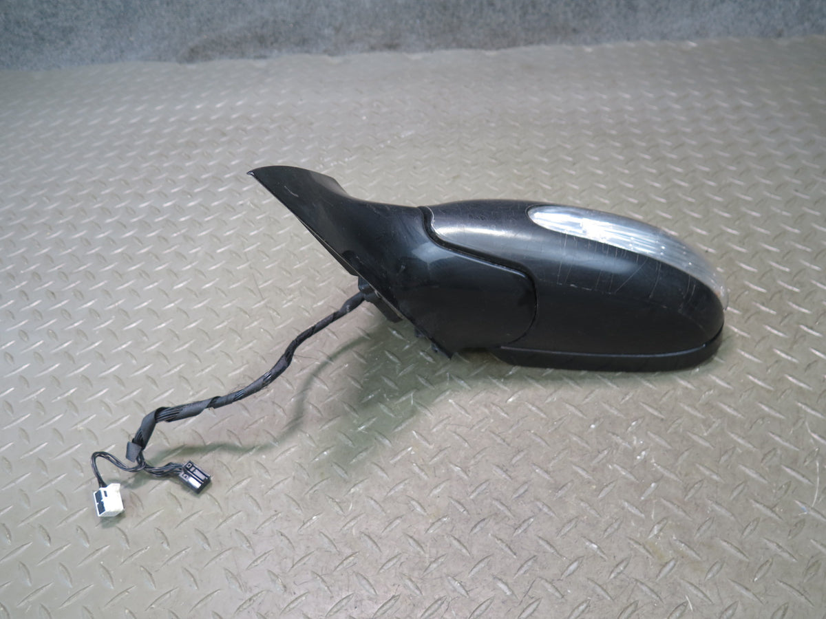04-08 Mercedes R230 Sl-class Left Door Exterior Side View Heat Mirror Black OEM