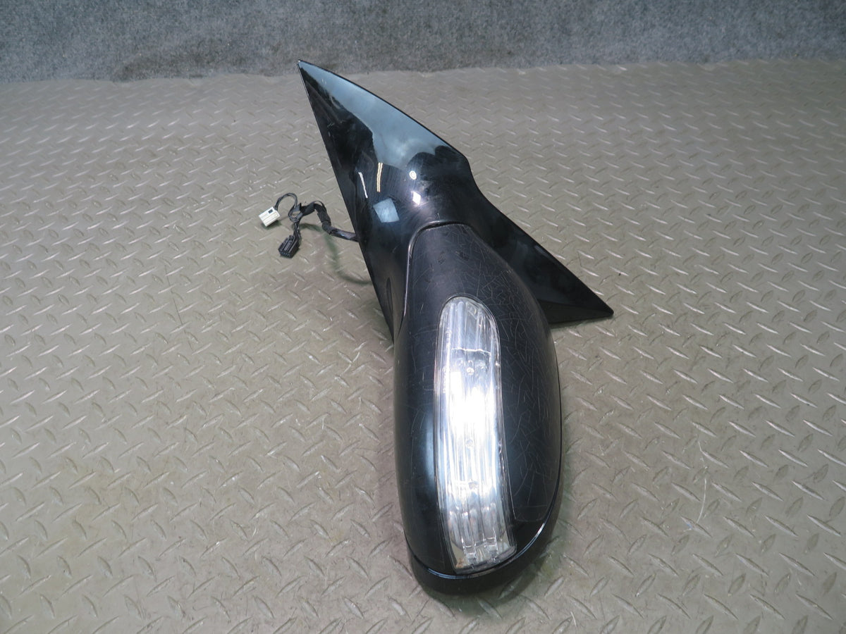 04-08 Mercedes R230 Sl-class Left Door Exterior Side View Heat Mirror Black OEM
