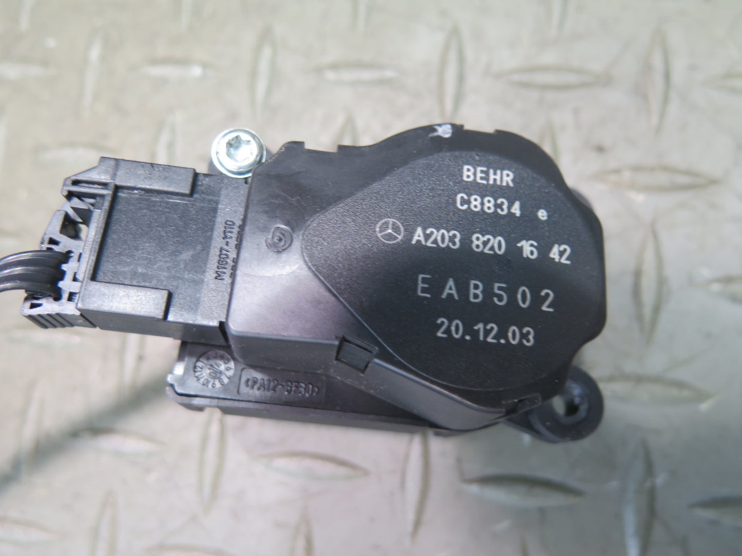 03-12 Mercedes R230 Sl-class A/C Heater Flap Door Actuator Motor Wiring Set OEM